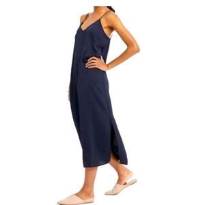A New Day Navy Midi Slip Dress
